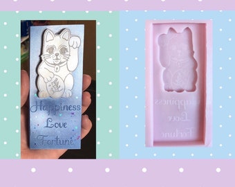 Good Luck Kitty Silicone Mold Pre-Order