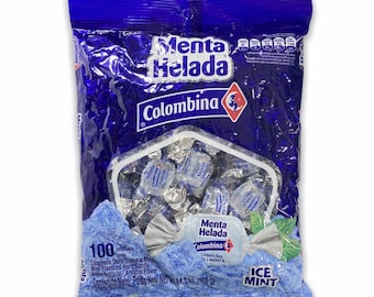 Mint Flavored Hard Candy Colombina 100-pack