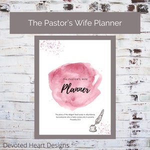 The Pastor’s Wife Planner