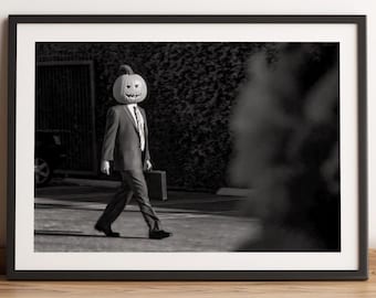 Dwight Pumpkin Head Wandkunst, Das Büro Schwarz Weiß Poster, Lustiges Badezimmer Dekor, Die Büro Show Home Kunst, Dwight Schrute Druck