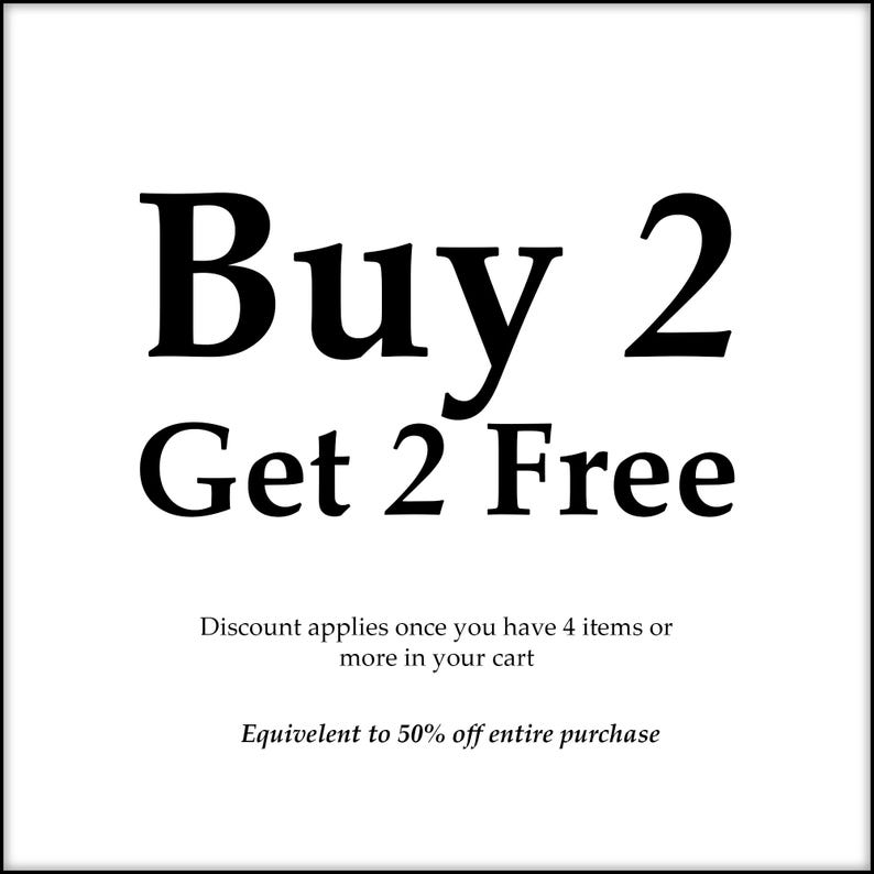Puede incluir: Promoci&oacute;n de compra: compra 2, ll&eacute;vate 2 gratis. El descuento se aplica una vez que tengas 4 art&iacute;culos o m&aacute;s en tu carrito. Equivalente al 50% de descuento en toda la compra.