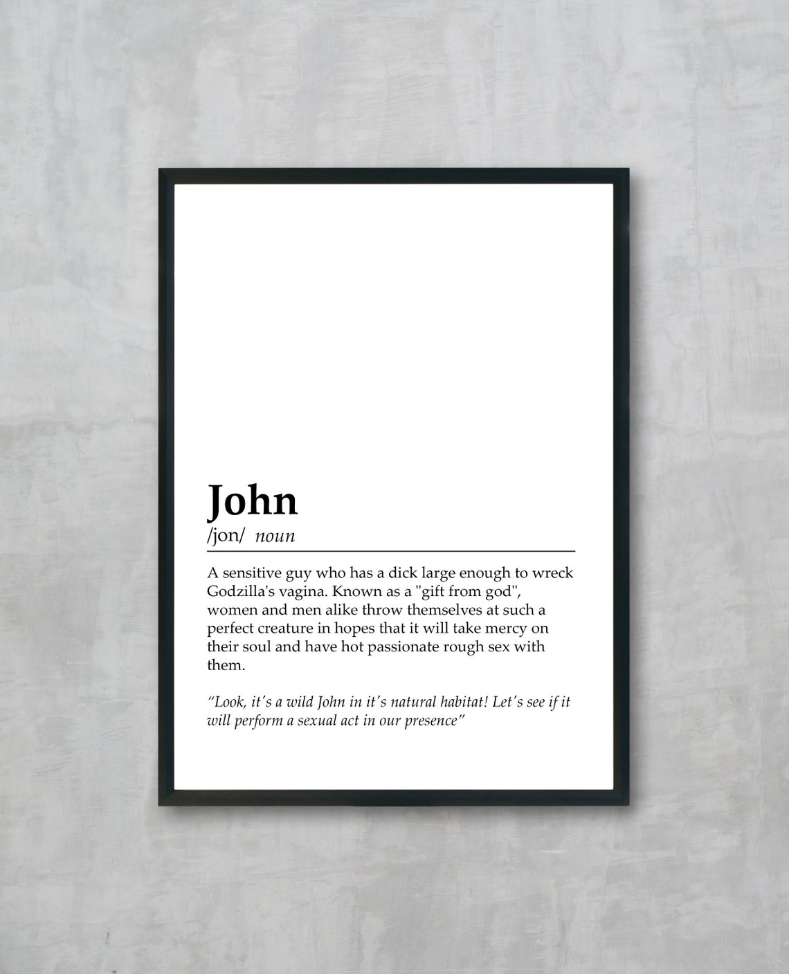 Gift For John John Gift John Name John Definition John Etsy