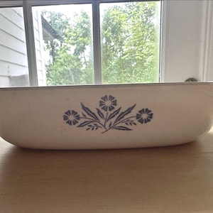 Vintage CorningWare Cornflower Blue B-40 Baking Dish | 1.5 Quart Pyroceram USA | Iconic Retro Kitchenware