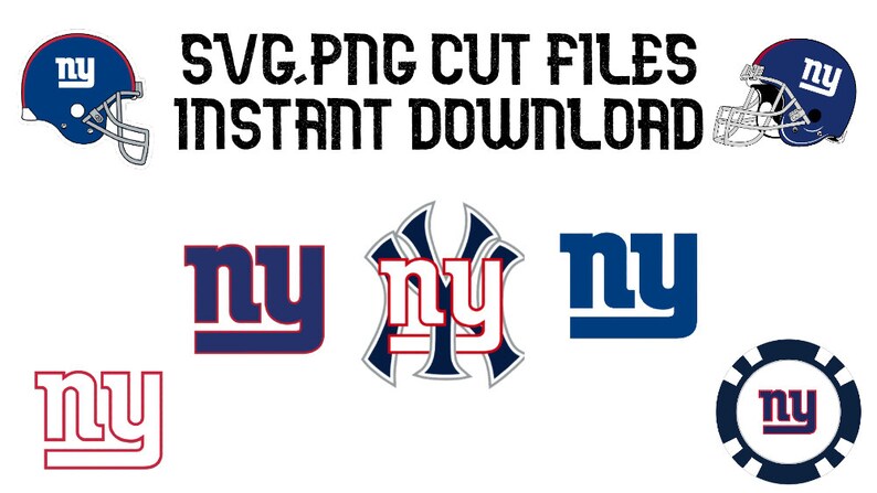 New York Giants SVG New York Giants digital instant cut file New York Giants New York Giants PNG