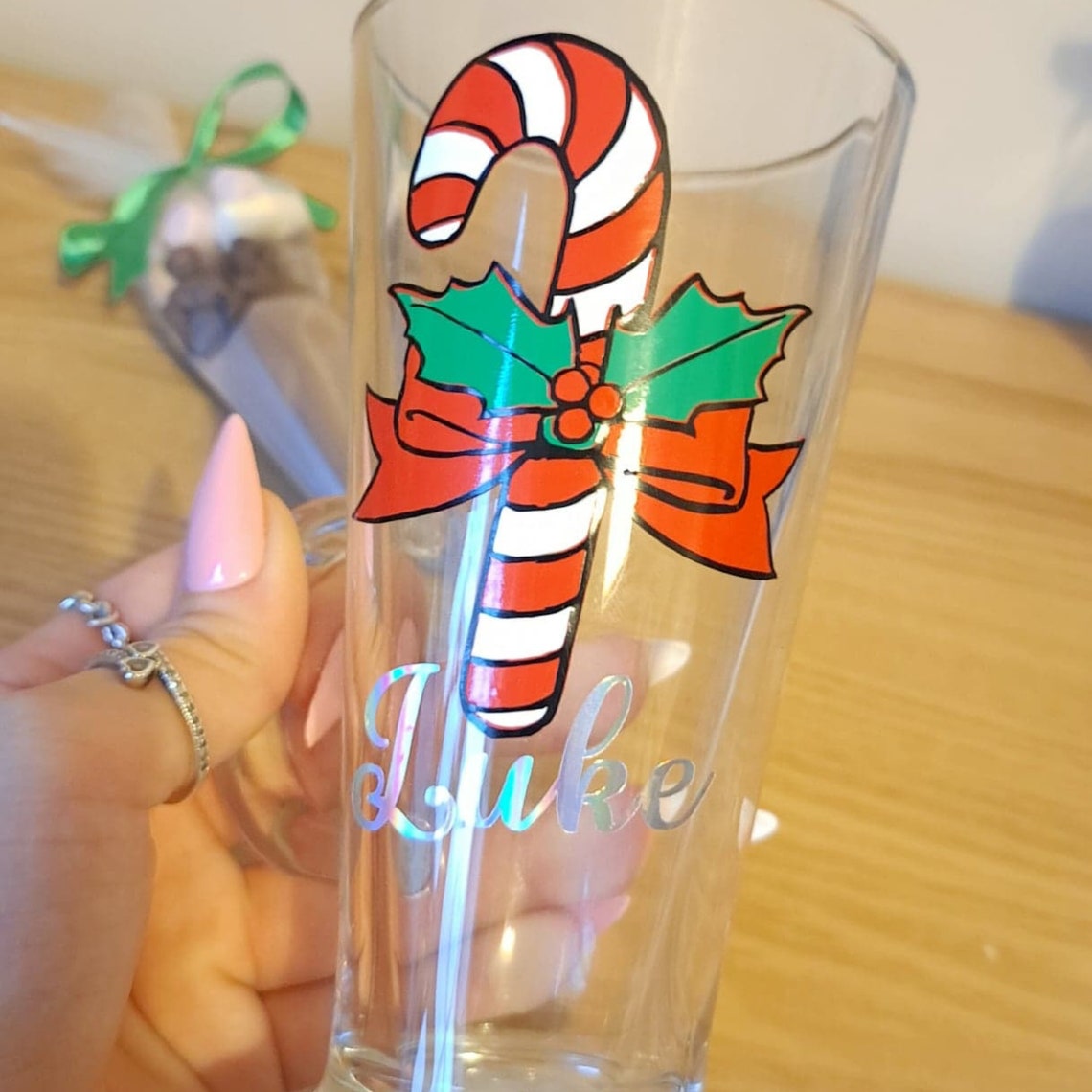 Personalized Latte / Hot Chocolate Glass Glasses With a Hot Etsy UK