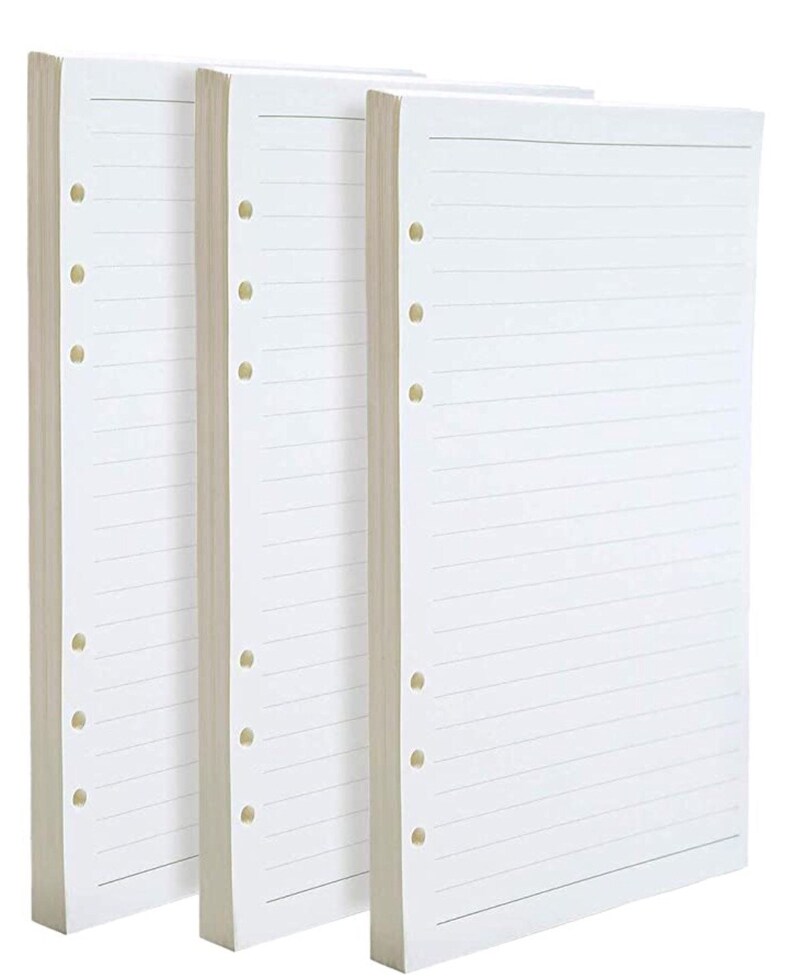 A5 Loose Leaf Binder Paper 45 Sheet Refill Thick High Etsy UK