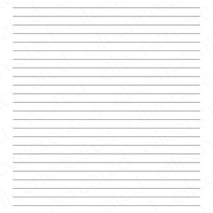 May include: A white lined notebook page with the word "ideas" in cursive script at the top. The page is filled with horizontal black lines for writing. The background is a soft, off-white color.