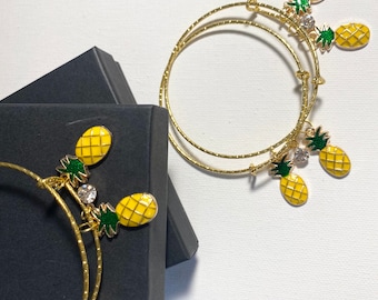 Pineapple Charm Bracelet