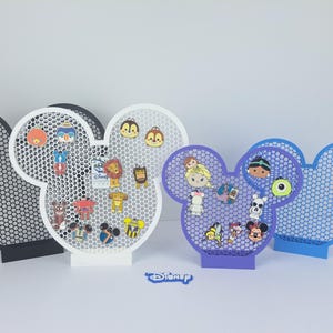 Collectible Enamel Pin Display Board MICKEY HEAD- Multiple Sizes & Colors- Amazing way to Display Your Pins! 3D Printed