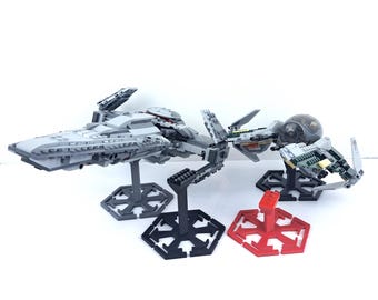 Soporte de exhibición Lego Star Wars THE SITH Flight Stand Base de exhibición impresa en 3D Múltiples opciones de tamaño y color