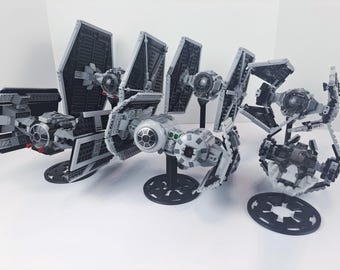Expositor para LEGO Star Wars GALACTIC EMPIRE - Base de exhibición de vuelo impresa en 3D con múltiples opciones de tamaño