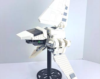 Soporte de exhibición para LEGO Star Wars 75302 Imperial Shuttle GALACTIC EMPIRE Base de exhibición de vuelo impresa en 3D