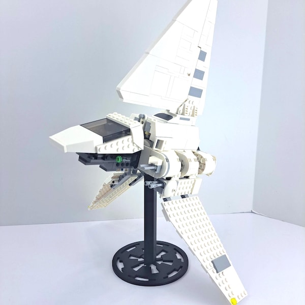 Soporte de exhibición para LEGO Star Wars 75302 Imperial Shuttle GALACTIC EMPIRE Base de exhibición de vuelo impresa en 3D