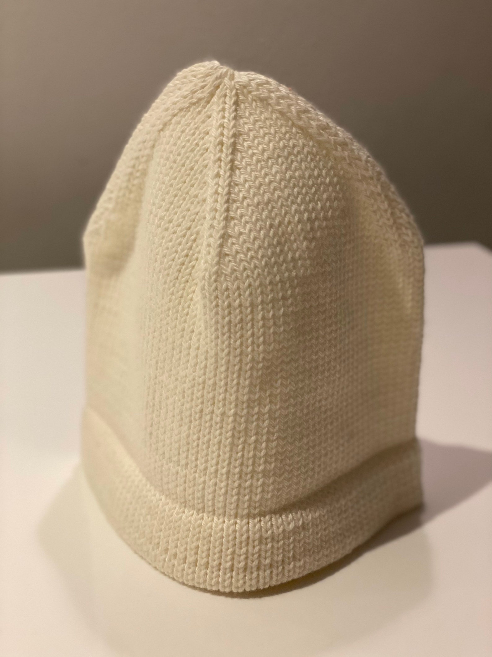 White Fishermans Beanie 100 cotton super soft Etsy