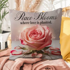 A paz floresce onde o amor é plantado: autocuidado com travesseiros internos e externos para relaxamento, atenção plena e bem-estar emocional