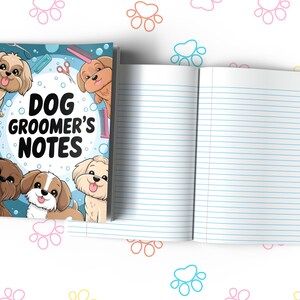 Dog Groomer&#39;s Notes Composition Notebook for Journaling, Therapy, Self-Care, Anxiety, Mindfulness, Affirmations & Wellness Writing