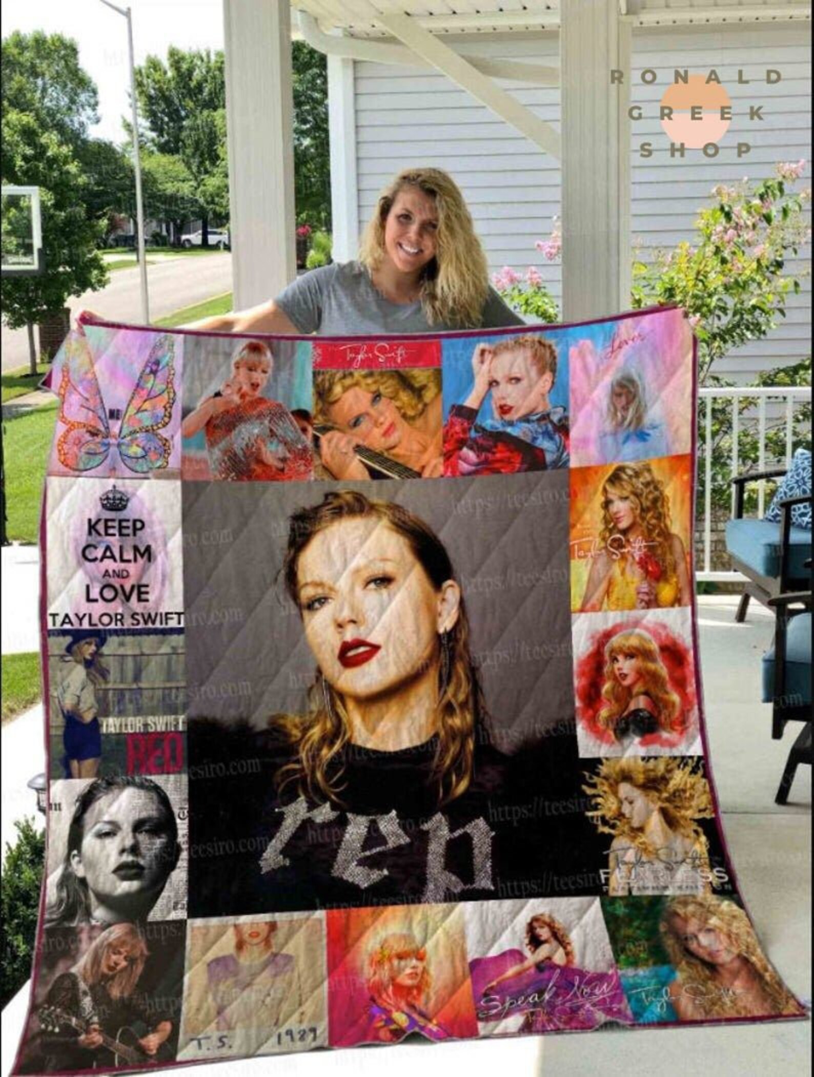 Taylor Swift Solo Singer Country Music Quilt Blanket Sofa | Etsy