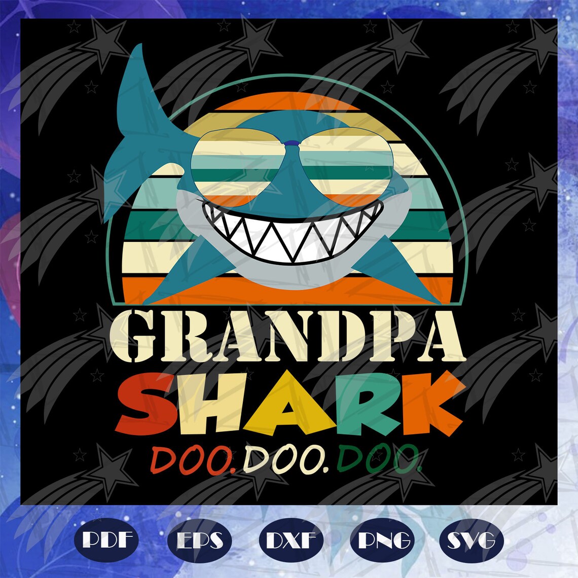 Free Free 337 Grandpa Shark Svg SVG PNG EPS DXF File