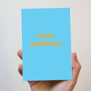 Feliz Navidad, Spanish Christmas Card,  Christmas fun, Navidad Carte, Merry Christmas, Spanish festive card