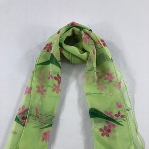 Vintage Hanae Mori Scarf, Twill Silk Scarf, Vintage Silk Muffler, Vintage Neck Scarf, Vintage Neck Accessories, Vintage Italian Silk Scarf,