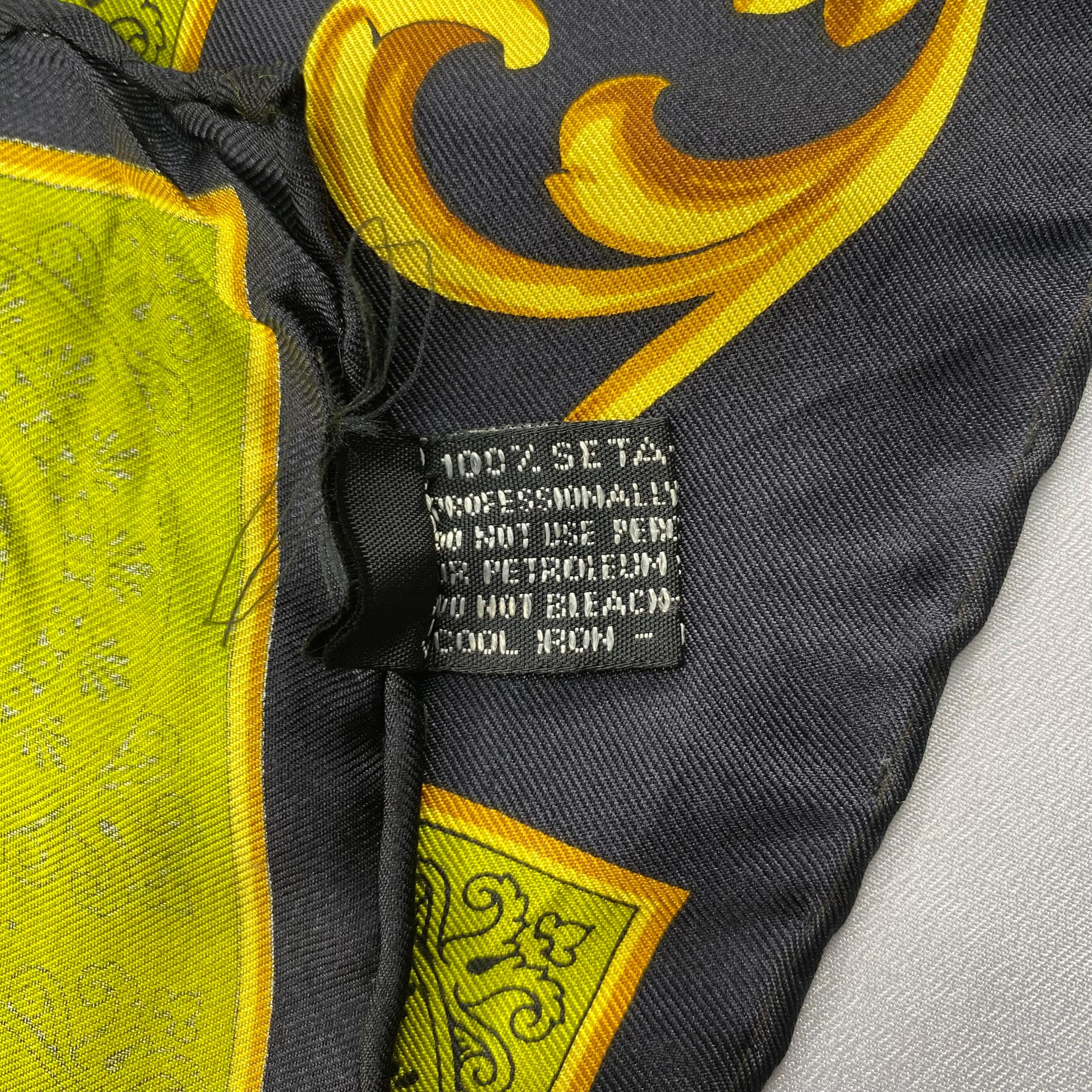 Vintage Gianni Versace Silk Scarf Gianni Versace Silk Muffler