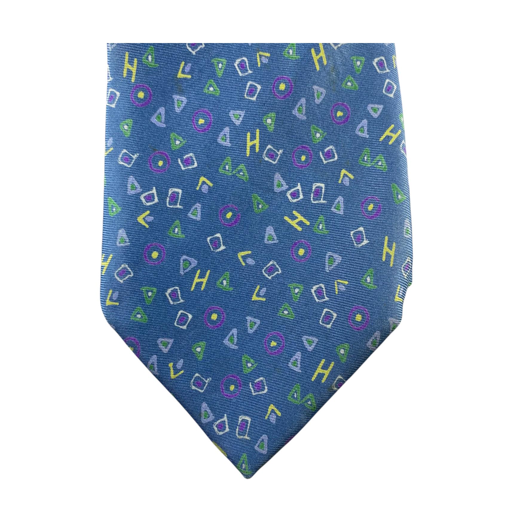 エルメス HERMES NECKTIE Vintage Hermès Paris Silk Tie 5044 PA, Authentic Hermès Neck Tie