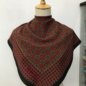 Vintage Givenchy Silk Scarf Givenchy Neck Scarf Givenchy Silk Muffler Givenchy Big Logo Givenchy Neck Warmer Givenchy Silk Shawl