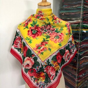 Vintage Kenzo Silk Scarf Kenzo Silk Stole Floral Silk Scarf Vintage Silk Scarf Kenzo Silk Muffler Vintage Kenzo Silk Neckerchief