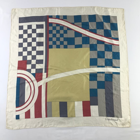 Vintage Louis Feraud Silk Scarf, Louis Feraud Silk Mu… - Gem