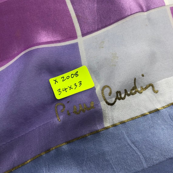 Écharpe PIERRE CARDIN 100% Laine - Dimensions 30 X 140 Cm - Couleur Marron - Vintage En Bon état