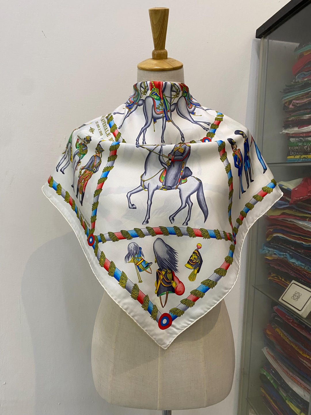 Vintage Hermes L'armee Imperiale Russe Silk Scarf Hermes 34x34