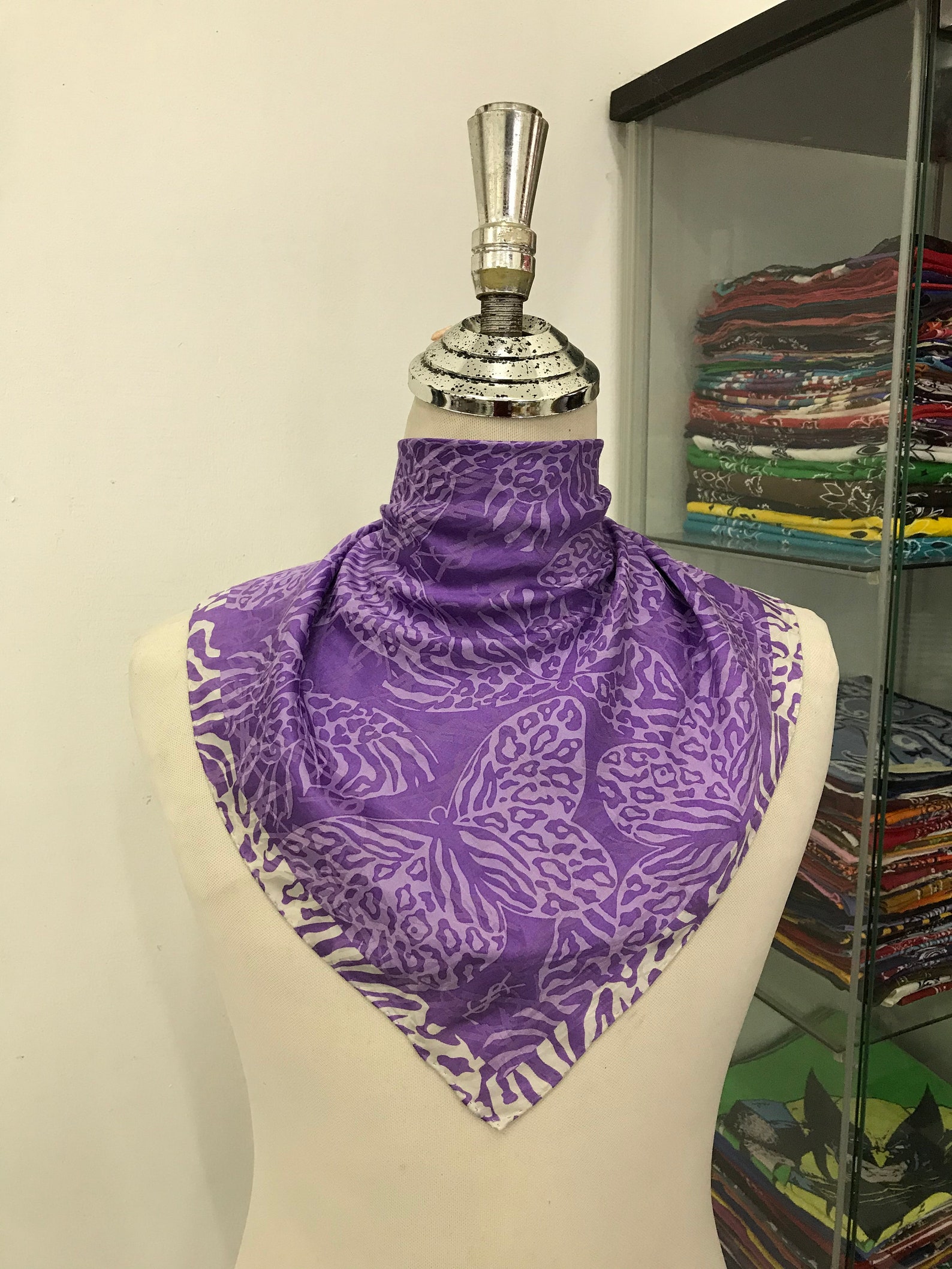 Vintage Yves Saint Laurent Silk Scarf Yves Saint Laurent Silk Etsy