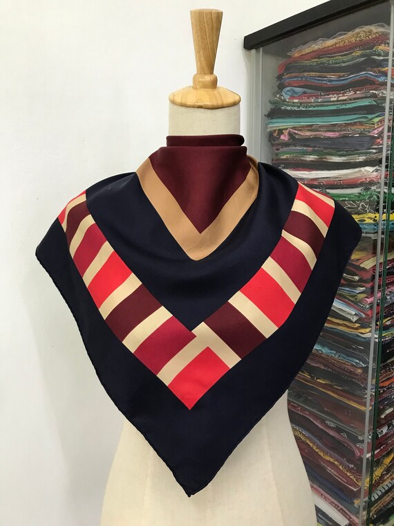 yves saint laurent silk scarf