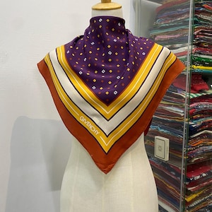 Vintage Givenchy Silk Scarf Givenchy Neck Scarf Givenchy Silk Muffler Givenchy Big Logo Givenchy Neck Warmer Givenchy Silk Shawl