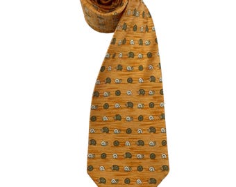 Corbata de seda Hermès Paris vintage 7850 UA, corbata Hermès auténtica, corbata con estampado floral, corbata con estampado geométrico