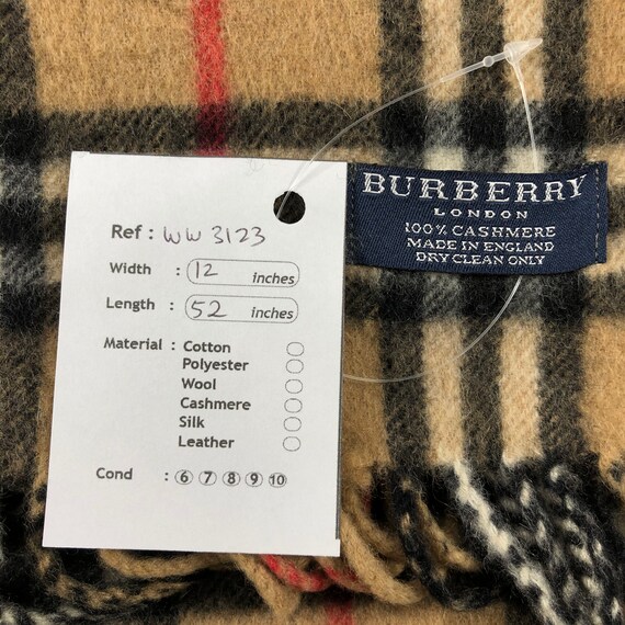 monigote de nieve Salida Por cierto Bufanda Burberry Vintage Bufanda de lana Burberry Vintage - Etsy España
