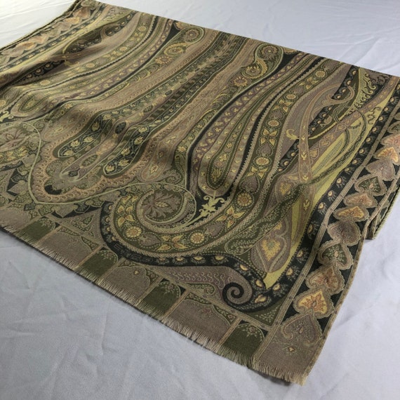 Vintage Etro Silk Scarf, Etro Paisley Scarf, Auth… - image 3