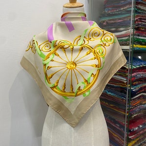 Vintage Issey Miyake Silk Scarf, Issey Miyake Neckerchief Vintage Issey Miyake Silk Scarf, Issey Miyake Neckerchief