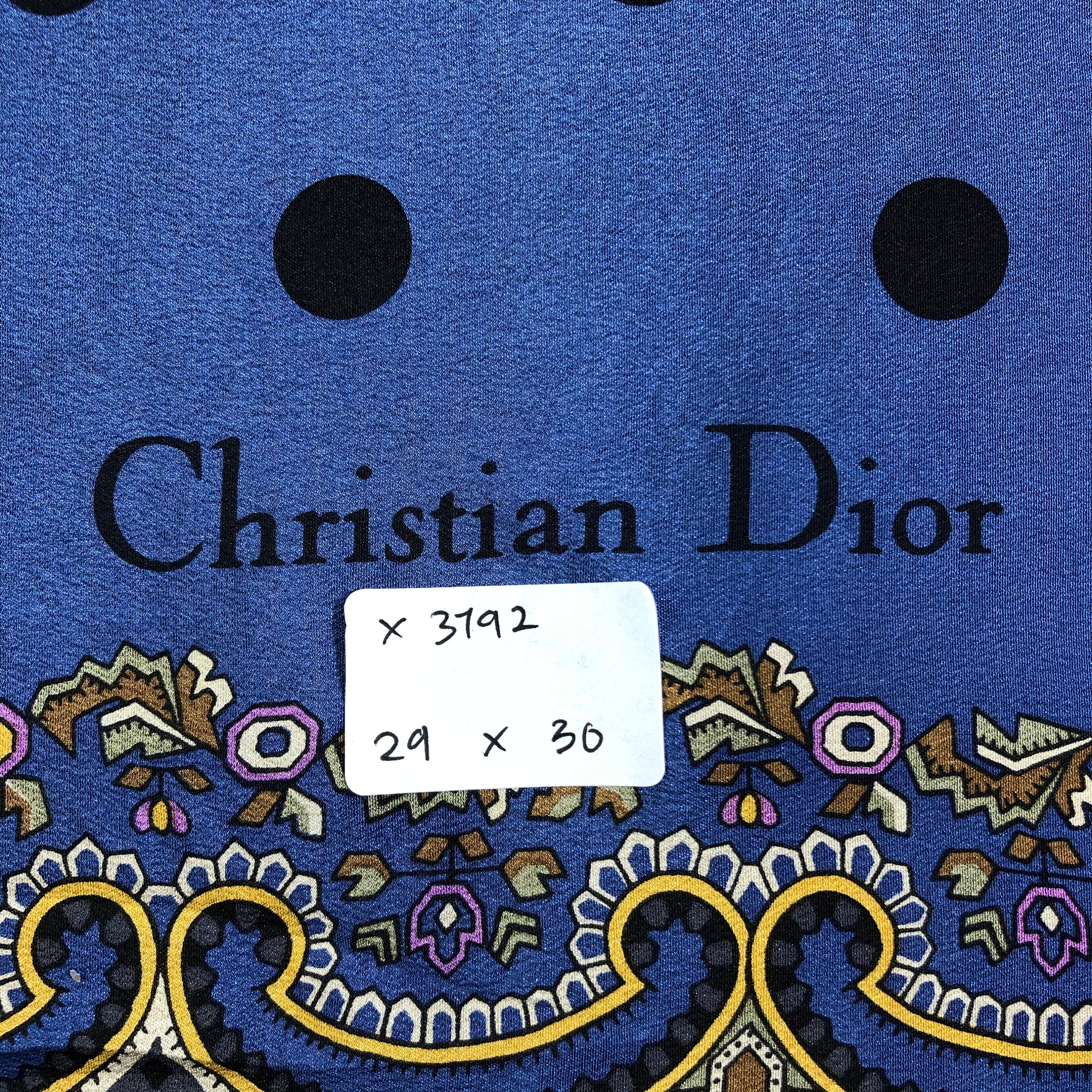 Vintage Christian Dior Silk Scarf Christian Dior Shawl Dior