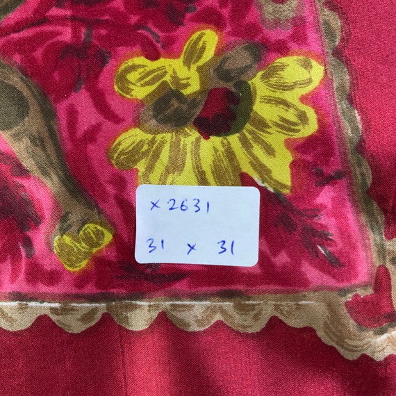 Vintage Mitsukoshi Silk Scarf,twill Silk Scarf,vintage Silk