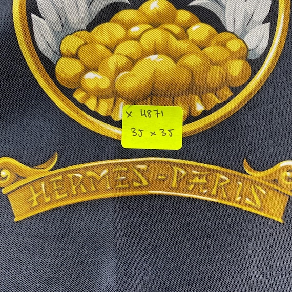 Vintage Hermes Daimyo, Princes Du Soleil Levant Silk Scarf Hermes