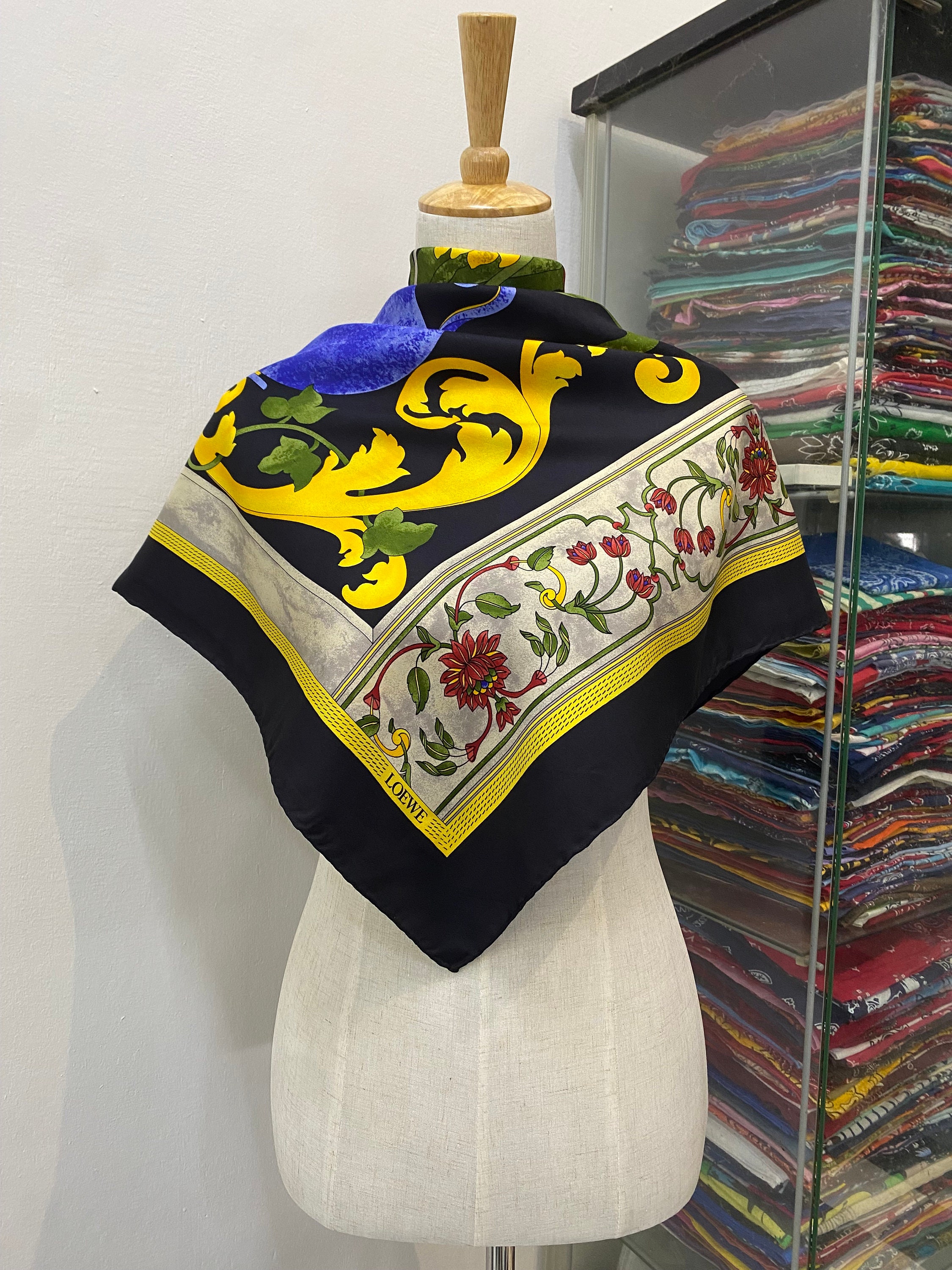 Vintage Loewe Silk Scarf, Loewe Silk Neckerchief, Loewe Neckwear, Vintage Loewe Silk Muffler, Loewe Silk Shawl, Vintage Loewe Accessories - Etsy Vintage Loewe Silk Scarf, Loewe Silk Neckerchief, Loewe Neckwear, Vintage Loewe Silk Muffler, Loewe Silk Shawl, Vintage Loewe Accessories - Etsy
