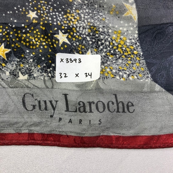 Vintage Guy Laroche Scarf, Twill Silk Scarf, Vint… - image 5