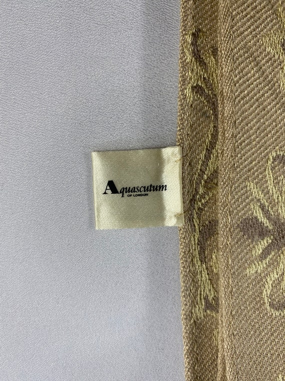 Vintage Aquascutum Scarf Muffler Aquascutum Check… - image 8