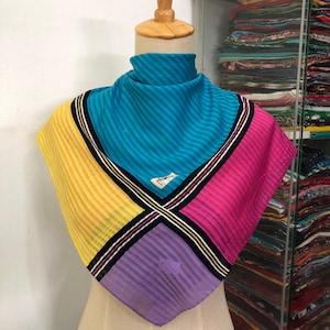 Vintage Yves Saint Laurent Silk Scarf Yves Saint Laurent Silk Muffler Yves Saint Laurent Silk Neck Scarf Yves Saint Laurent Silk Neck Warmer