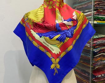 ヴィンテージ エルメス Qu'importe le Flacon シルク スカーフ