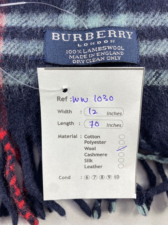 Buy Vintage Burberry Scarf Burberry Wool Scarf Vintage Burberry
