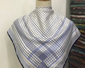 Vintage Basile Silk Scarf, Vintage Silk Neck Scarf, Vintage