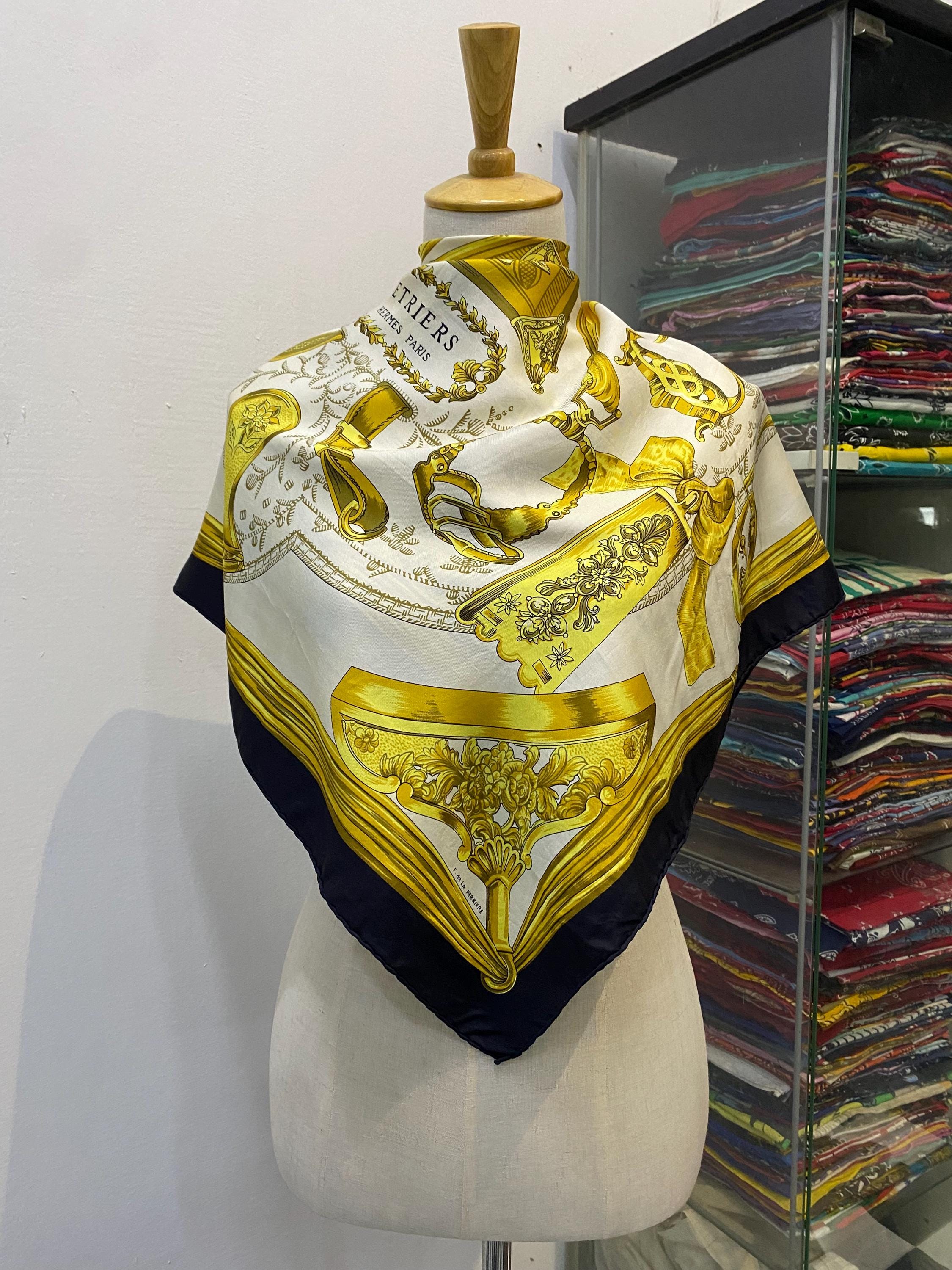 Hermes Etriers Scarf - Etsy