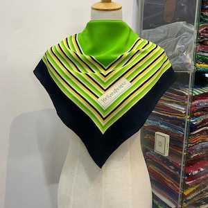 Vintage Yves Saint Laurent Silk Scarf Yves Saint Laurent Silk Muffler Yves Saint Laurent Silk Neck Scarf Yves Saint Laurent Silk Neck Warmer